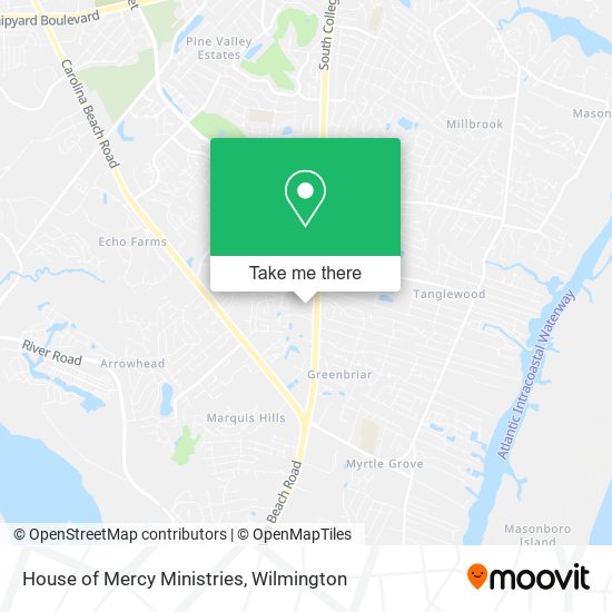 House of Mercy Ministries map
