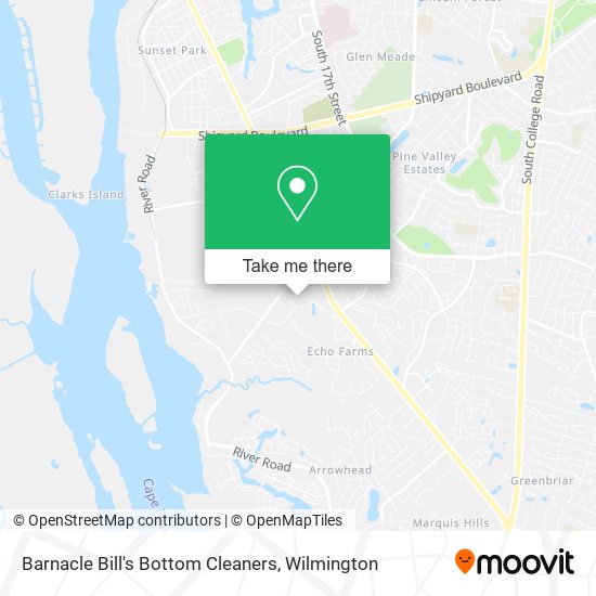 Barnacle Bill's Bottom Cleaners map