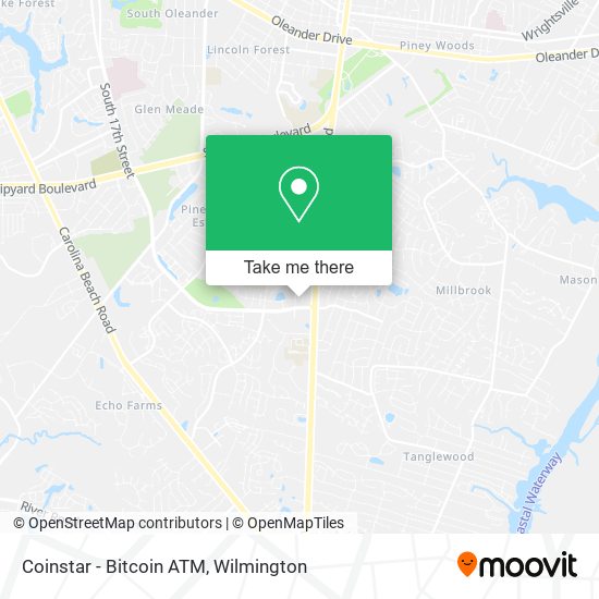 Coinstar - Bitcoin ATM map