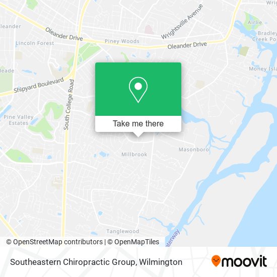 Mapa de Southeastern Chiropractic Group