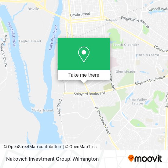 Mapa de Nakovich Investment Group