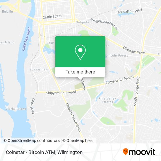 Coinstar - Bitcoin ATM map