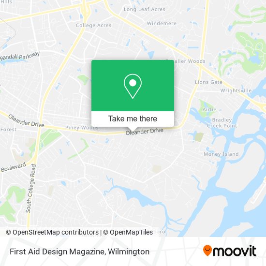 First Aid Design Magazine map