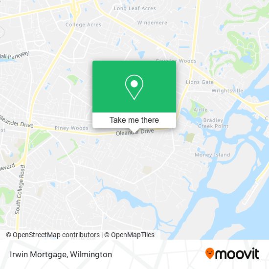 Mapa de Irwin Mortgage