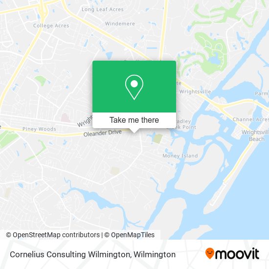 Mapa de Cornelius Consulting Wilmington