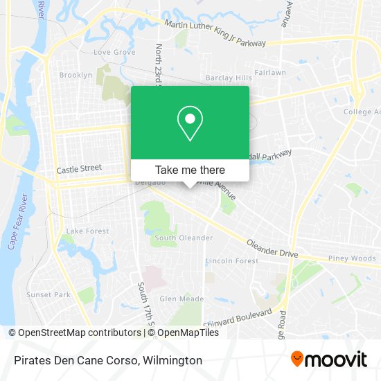Pirates Den Cane Corso map