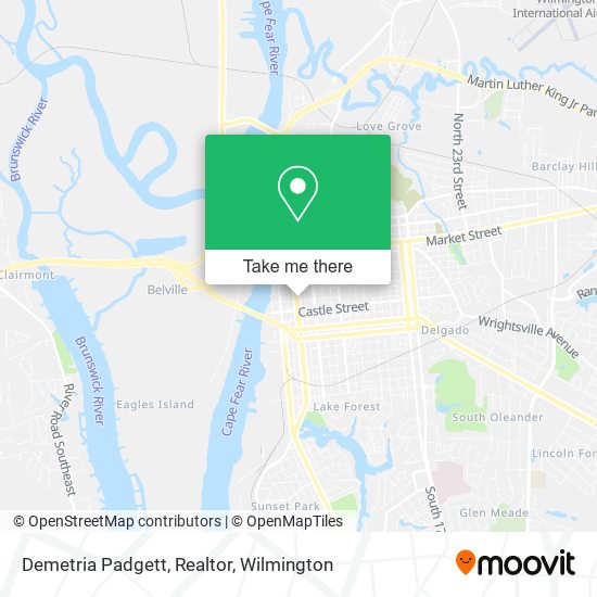 Mapa de Demetria Padgett, Realtor