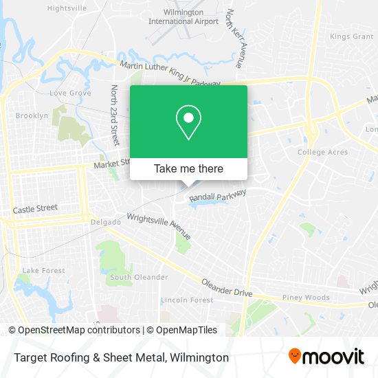 Mapa de Target Roofing & Sheet Metal