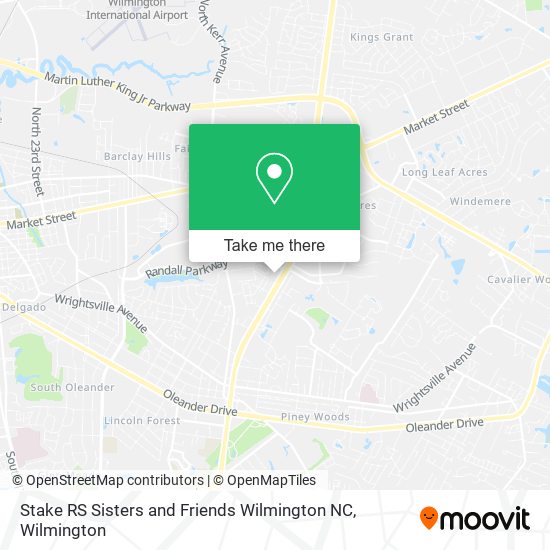 Stake RS Sisters and Friends Wilmington NC map