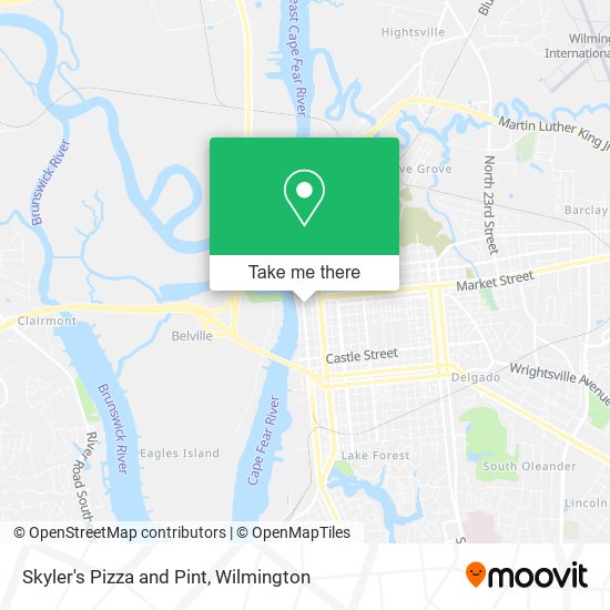Mapa de Skyler's Pizza and Pint