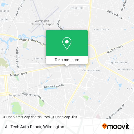 Mapa de All Tech Auto Repair