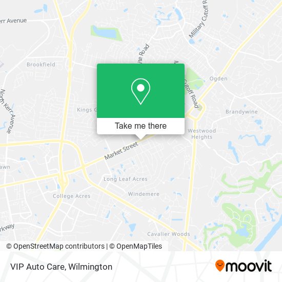 Mapa de VIP Auto Care