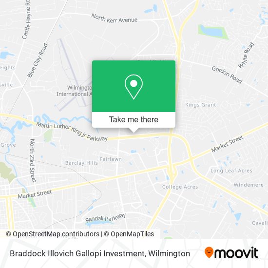 Mapa de Braddock Illovich Gallopi Investment