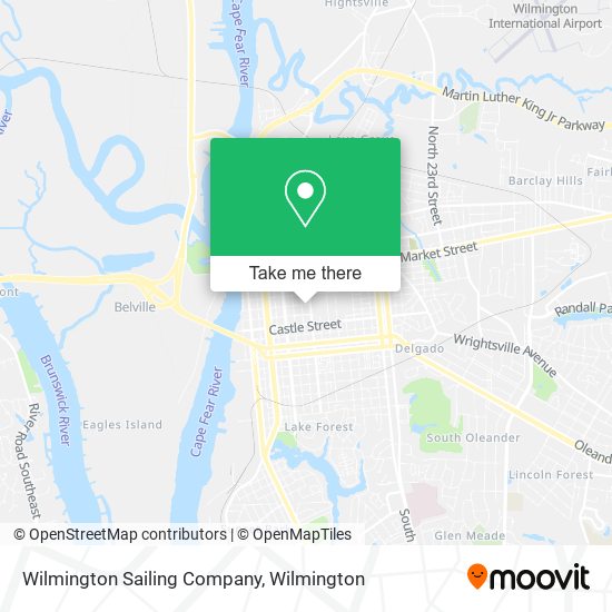 Mapa de Wilmington Sailing Company