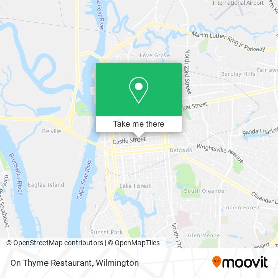 Mapa de On Thyme Restaurant