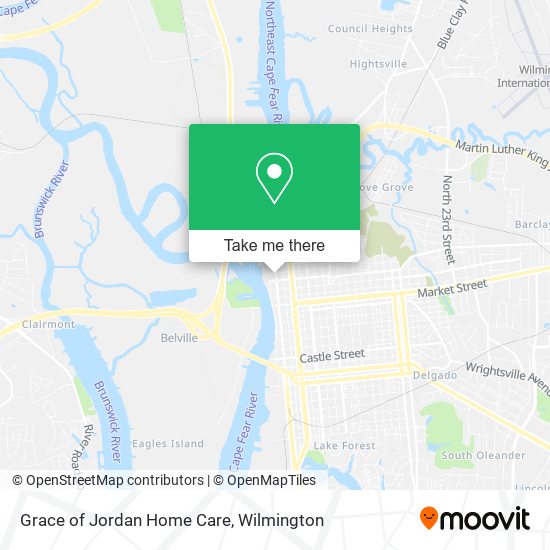 Grace of Jordan Home Care map