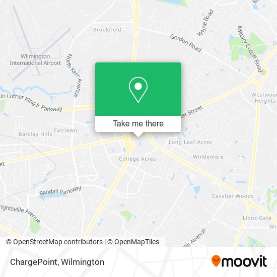 Mapa de ChargePoint