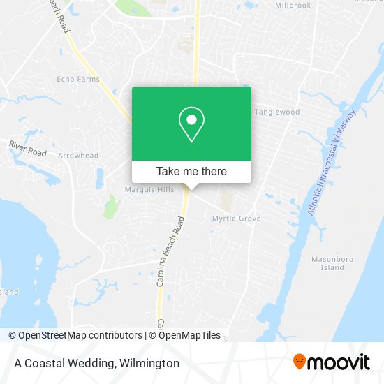 A Coastal Wedding map