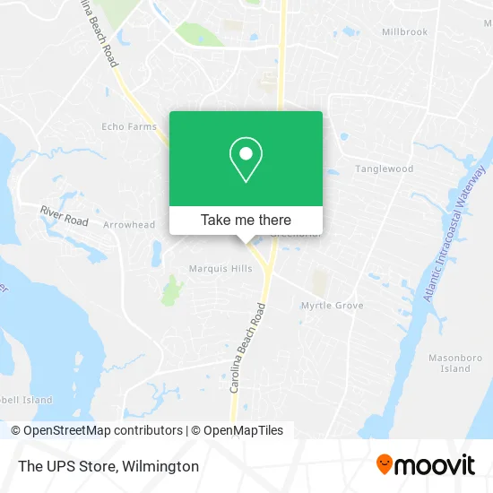 Mapa de The UPS Store