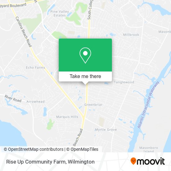 Rise Up Community Farm map