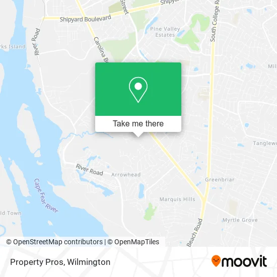 Mapa de Property Pros