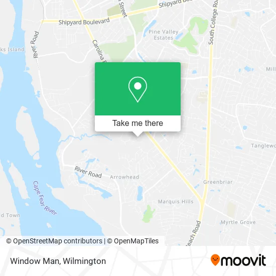 Mapa de Window Man