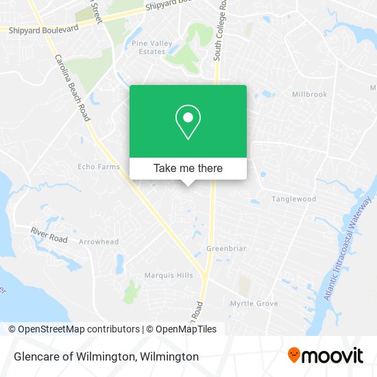 Mapa de Glencare of Wilmington