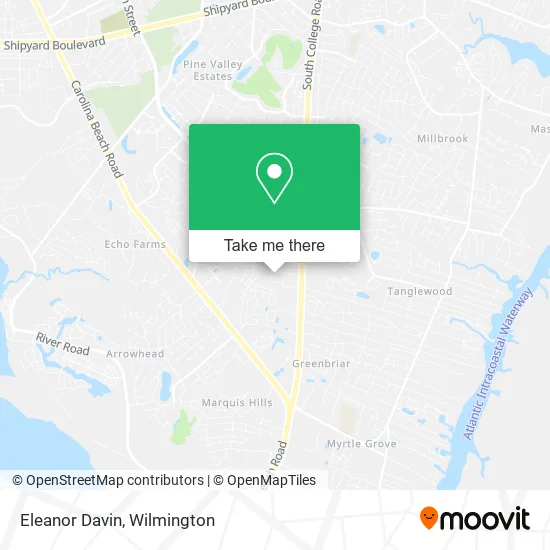 Mapa de Eleanor Davin