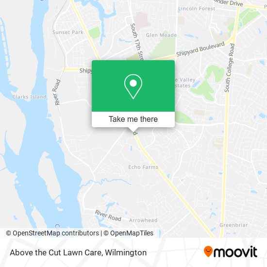 Above the Cut Lawn Care map