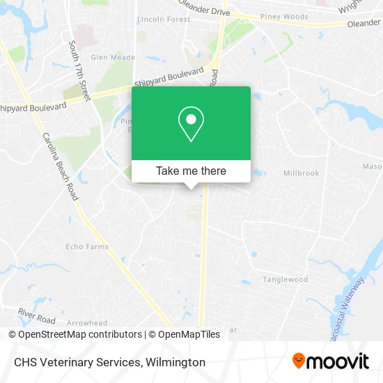 Mapa de CHS Veterinary Services