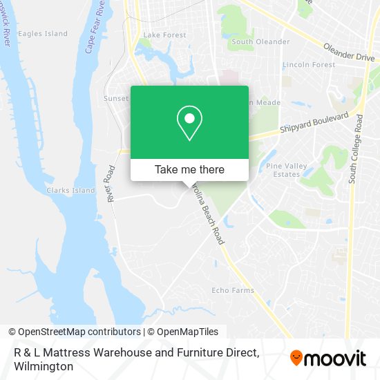 Mapa de R & L Mattress Warehouse and Furniture Direct