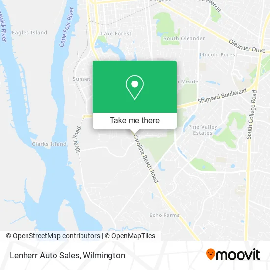 Lenherr Auto Sales map