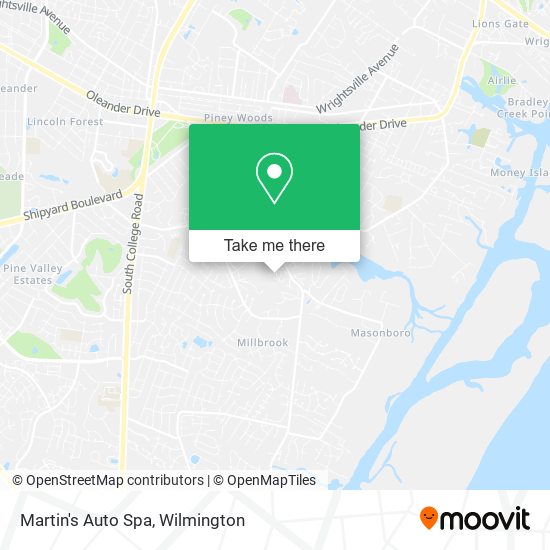 Mapa de Martin's Auto Spa
