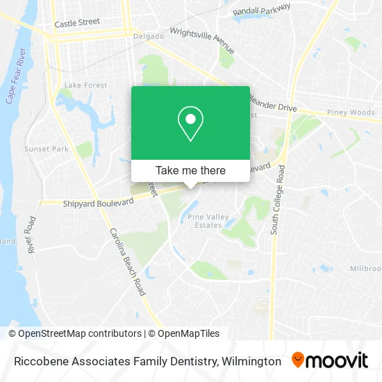 Riccobene Associates Family Dentistry map