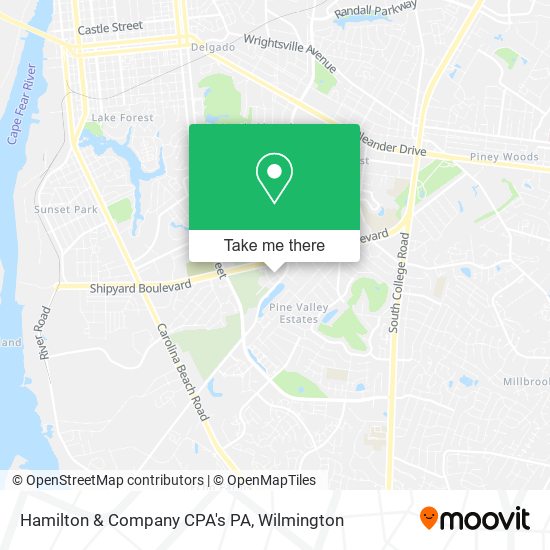 Hamilton & Company CPA's PA map