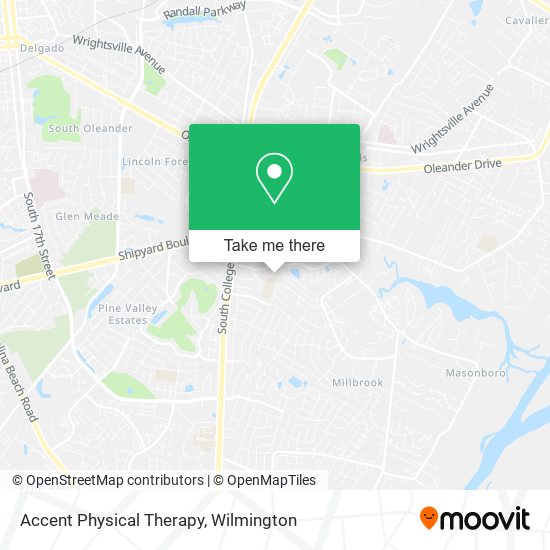 Accent Physical Therapy map