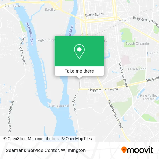 Seamans Service Center map