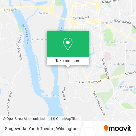 Stageworks Youth Theatre map