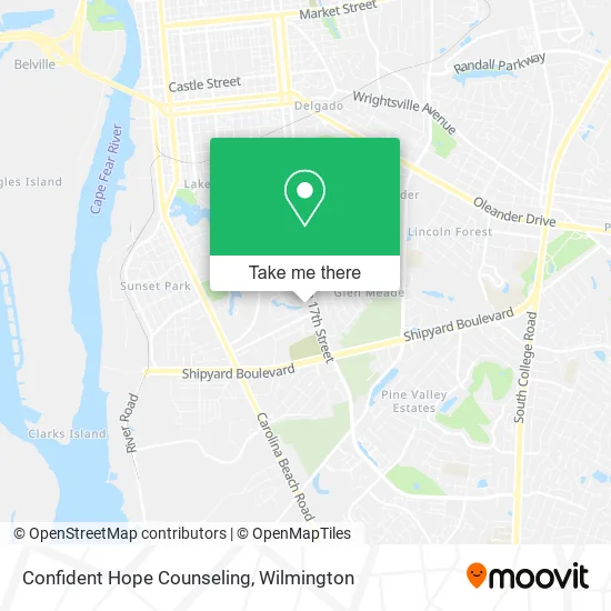 Confident Hope Counseling map