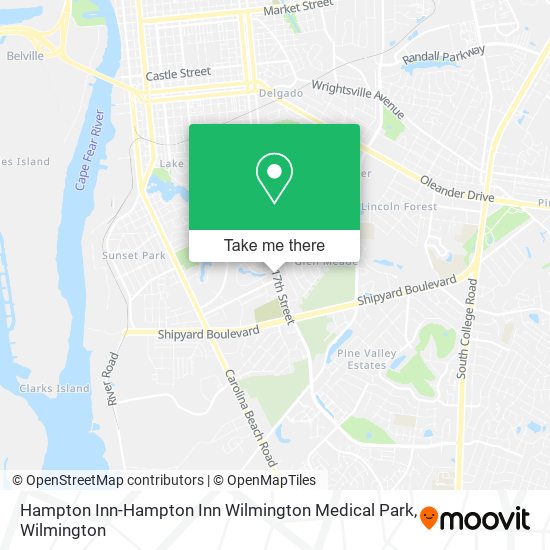 Hampton Inn-Hampton Inn Wilmington Medical Park map