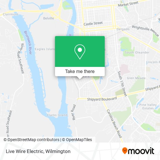 Live Wire Electric map