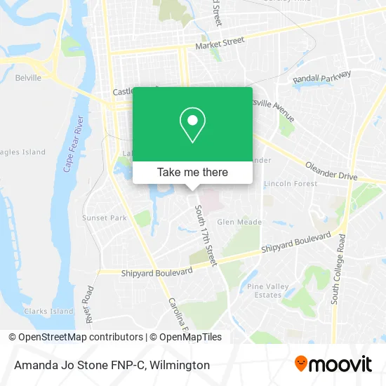Amanda Jo Stone FNP-C map