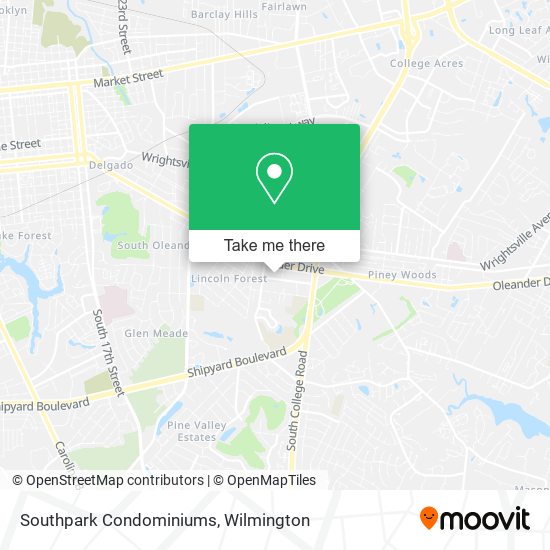 Southpark Condominiums map