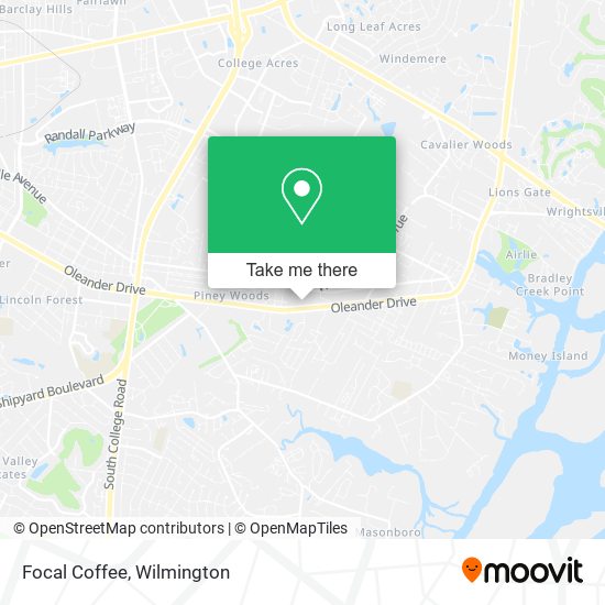 Focal Coffee map