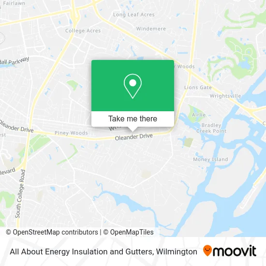 All About Energy Insulation and Gutters map