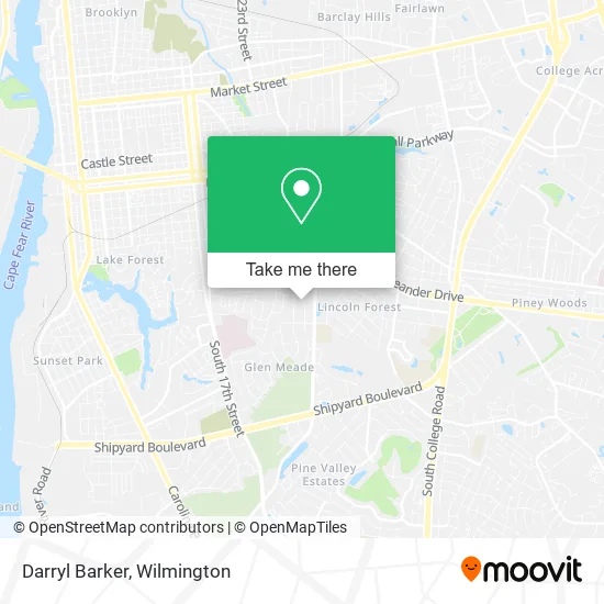 Darryl Barker map