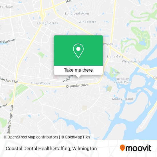 Mapa de Coastal Dental Health Staffing