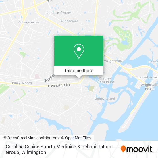 Carolina Canine Sports Medicine & Rehabilitation Group map