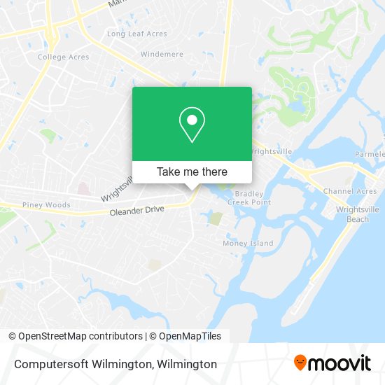 Mapa de Computersoft Wilmington
