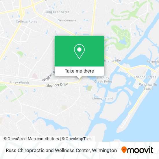 Mapa de Russ Chiropractic and Wellness Center